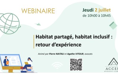 Webinaire du 2 juillet – Habitat partagé, habitat inclusif : retour d’expérience